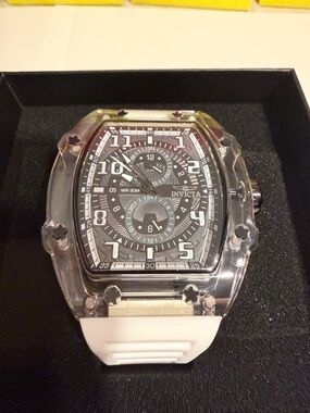 Invicta Racing Cyclone Men's Watch - 48.5mm, White